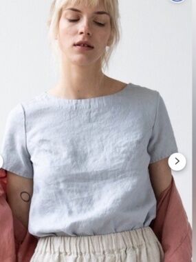 🩷 *WHITE** NPL 💯 linen t shirt🩷🩷🩷